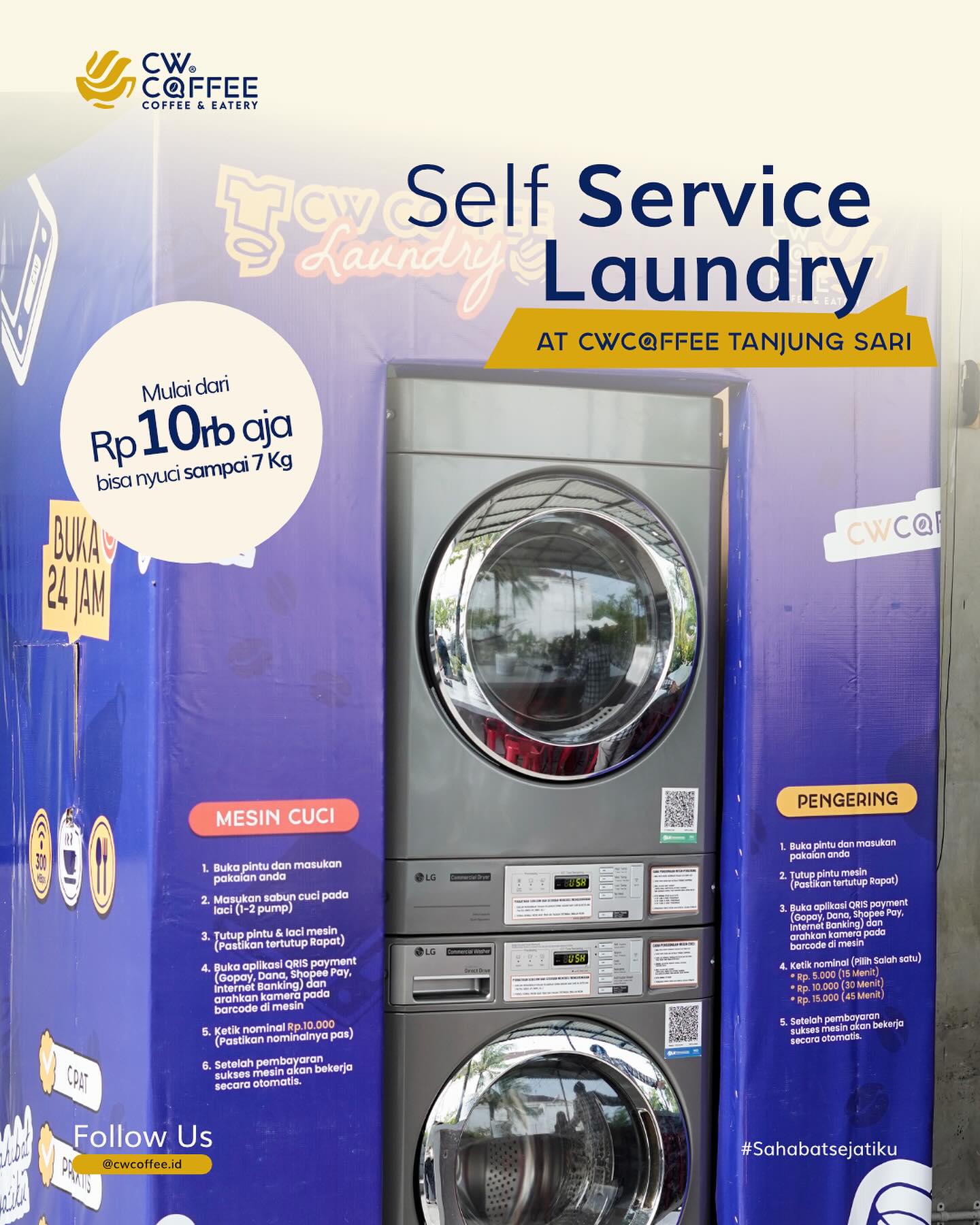 Self Service Laundry CW Coffee Coffee And Eatery